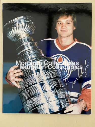 Mike Krushelnyski - Autographed 8X10 Photo Edmonton Oilers #2