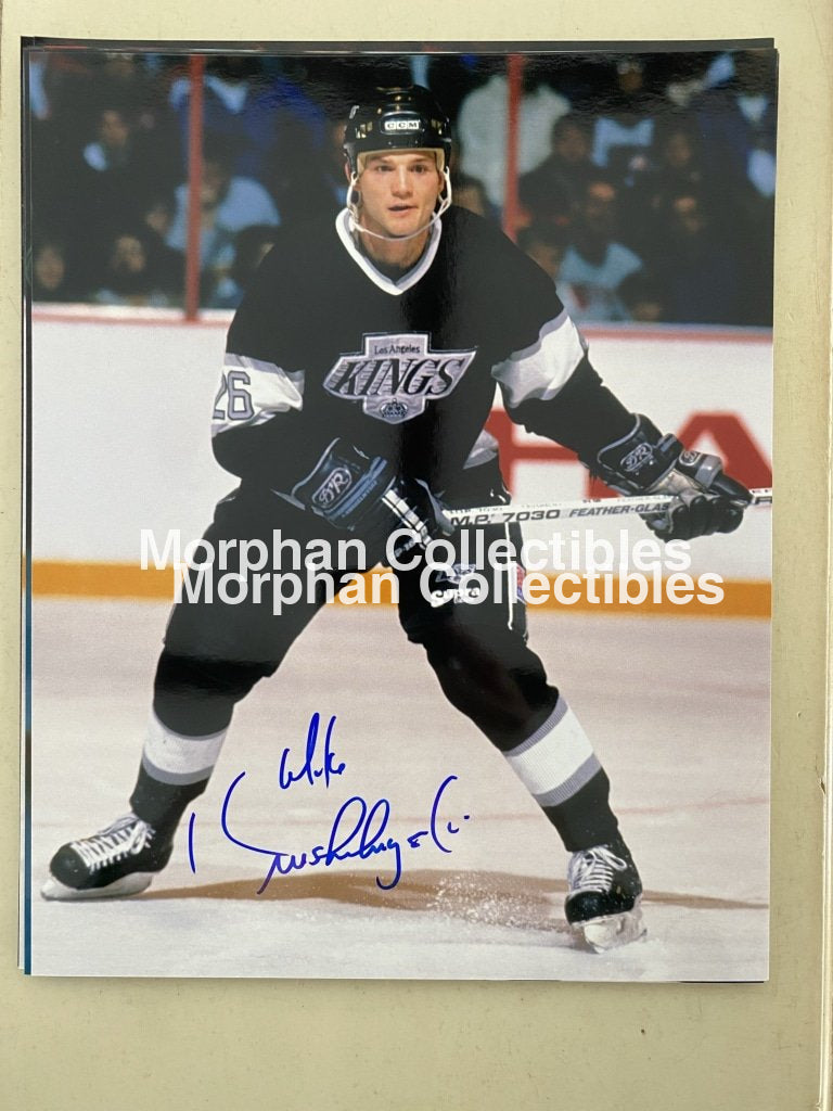 Mike Krushelnyski - Autographed 8X10 Photo Los Angeles Kings #2
