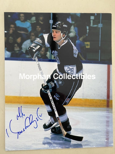 Mike Krushelnyski - Autographed 8X10 Photo Los Angeles Kings #3