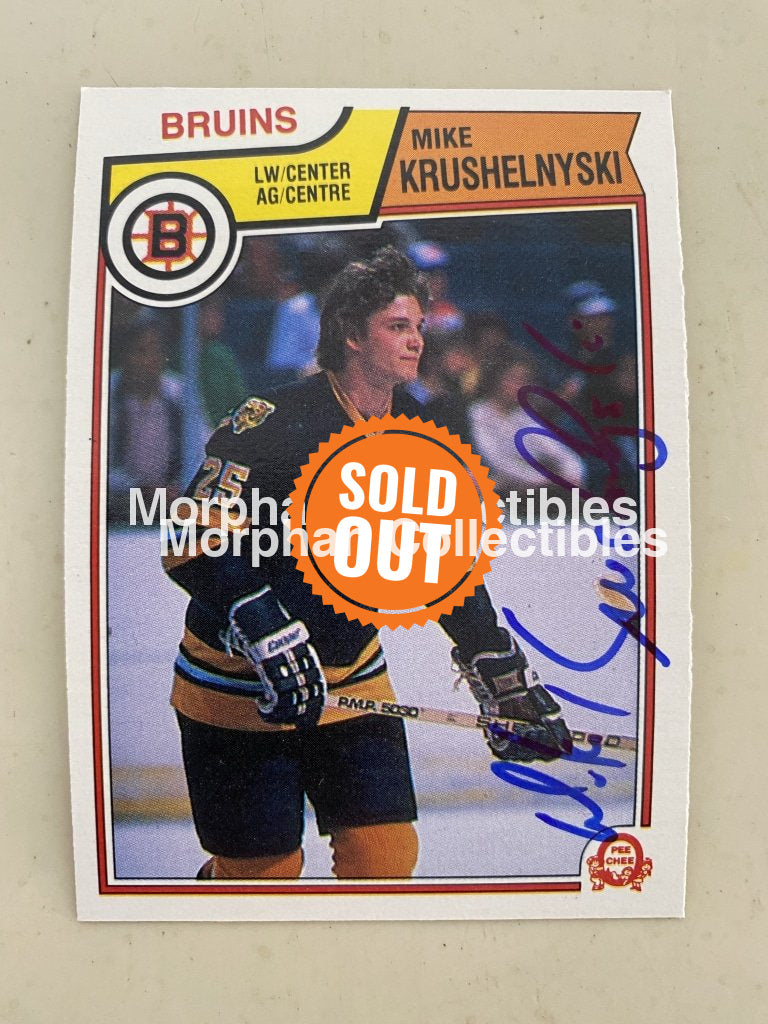 Mike Krushelnyski Autographed Cards Card