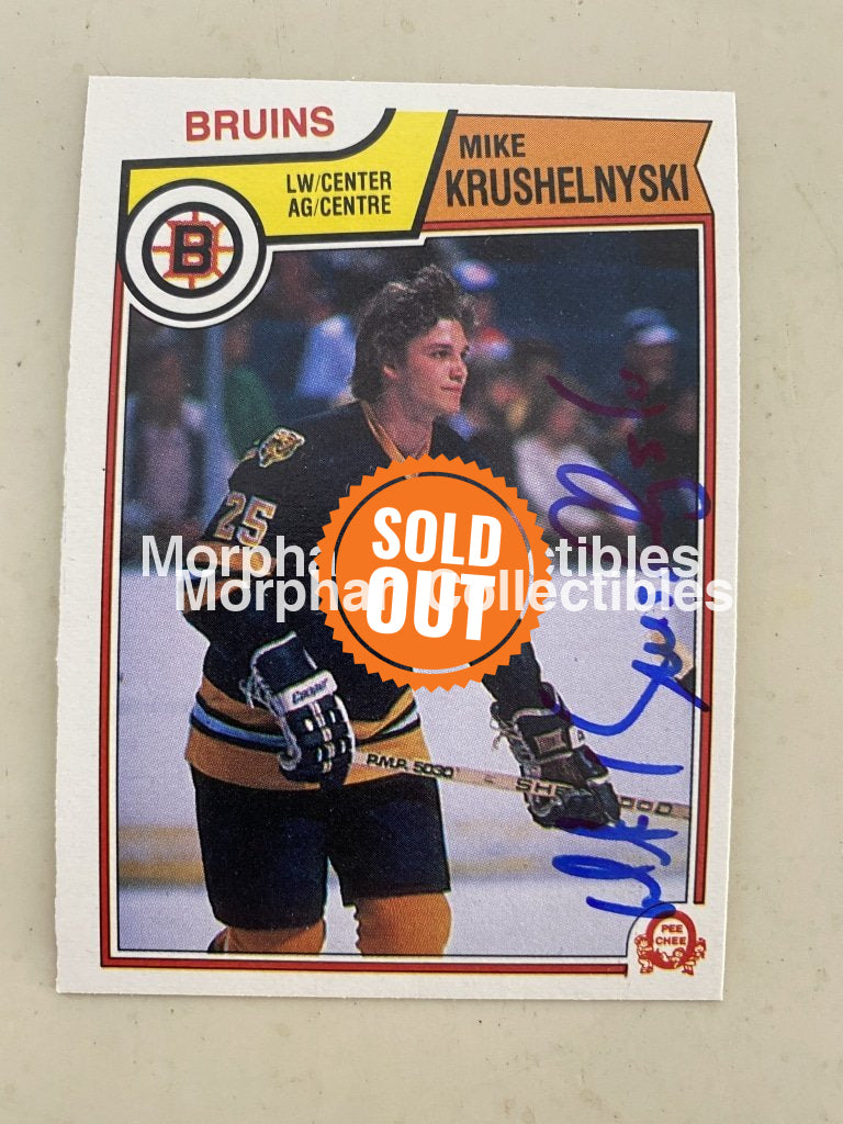 Mike Krushelnyski - Autographed Card 1983-84 Rookie #2