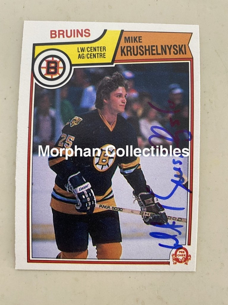 Mike Krushelnyski - Autographed Card 1983-84 Rookie #2