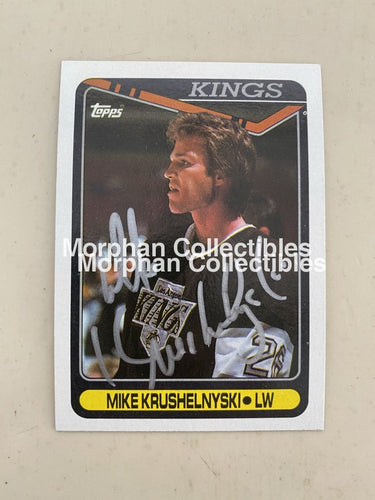 Mike Krushelnyski - Autographed Card 1990-91 Upper Deck #1