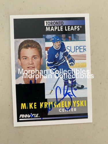 Mike Krushelnyski Autographed Cards Card