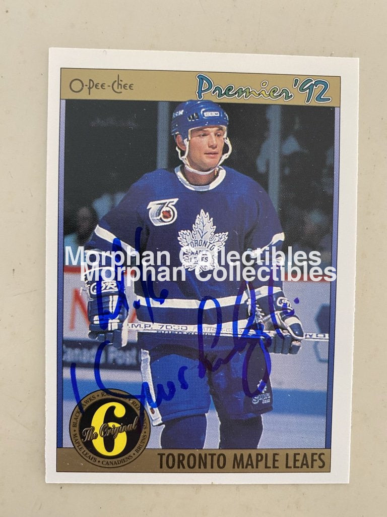 Mike Krushelnyski - Autographed Card 1992-93 Premier #2
