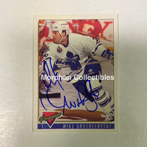 Mike Krushelnyski - Autographed Card 1993-94 Premier #1