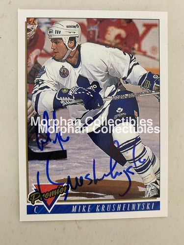 Mike Krushelnyski - Autographed Card 1993-94 Premier #1