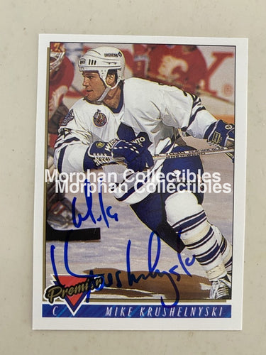 Mike Krushelnyski - Autographed Card 1993-94 Premier #2