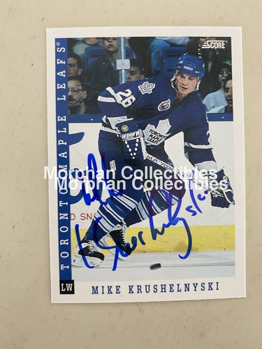 Mike Krushelnyski Autographed Cards Card