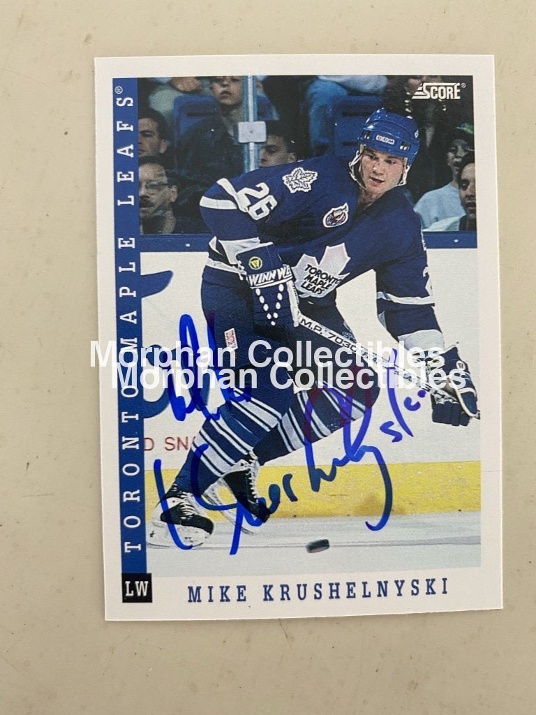Mike Krushelnyski Autographed Cards Card