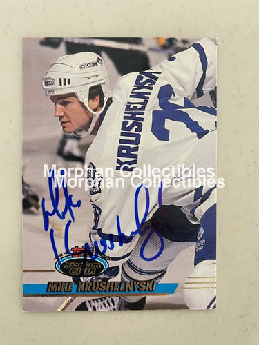 Mike Krushelnyski - Autographed Card 1993-94 Stadium Club #2