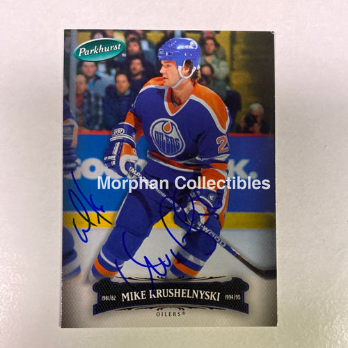 Mike Krushelnyski - Autographed Card Parkhurst 2007