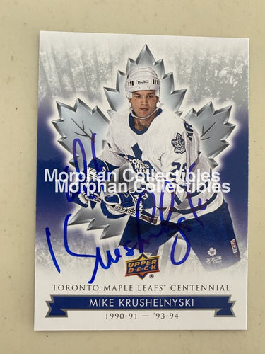 Mike Krushelnyski Autographed Cards Card