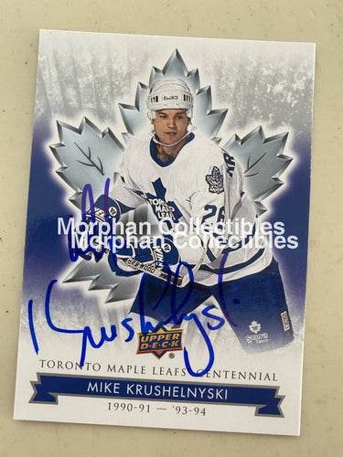 Mike Krushelnyski Autographed Cards Card