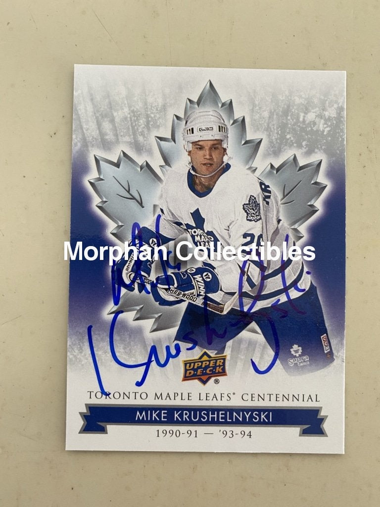 Mike Krushelnyski Autographed Cards Card