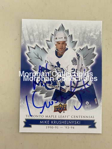 Mike Krushelnyski Autographed Cards Card