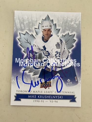 Mike Krushelnyski Autographed Cards Card