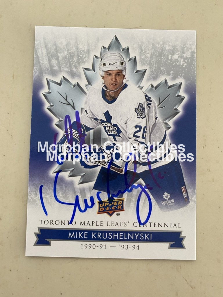 Mike Krushelnyski Autographed Cards Card