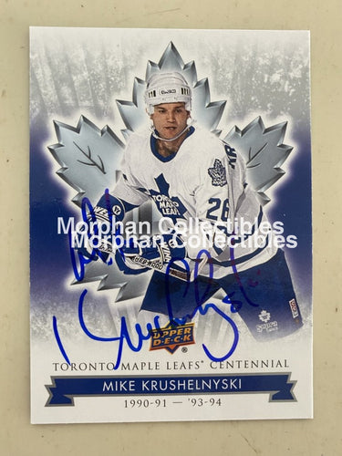 Mike Krushelnyski Autographed Cards Card