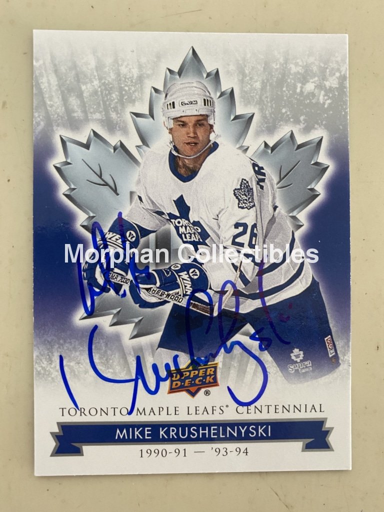 Mike Krushelnyski Autographed Cards Card