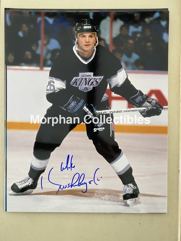 Mike Krushelnyski - Autographed 8X10 Photo Los Angeles Kings #2