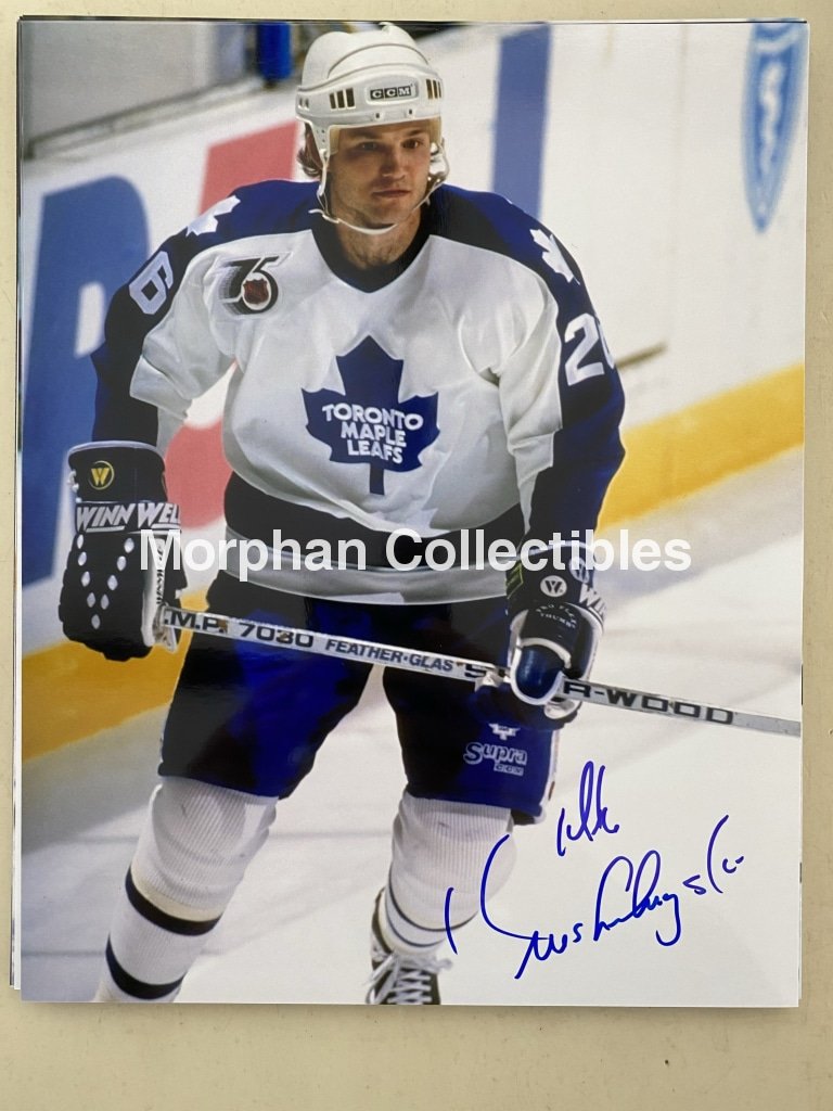Mike Krushelnyski - Autographed 8X10 Photo Toronto Maple Leafs