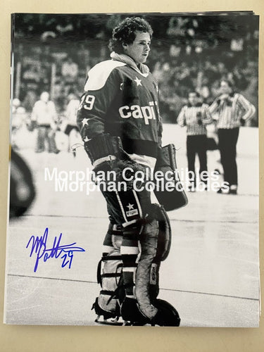 Mike Palmateer Signed Photos Washington Capitals #1 Card