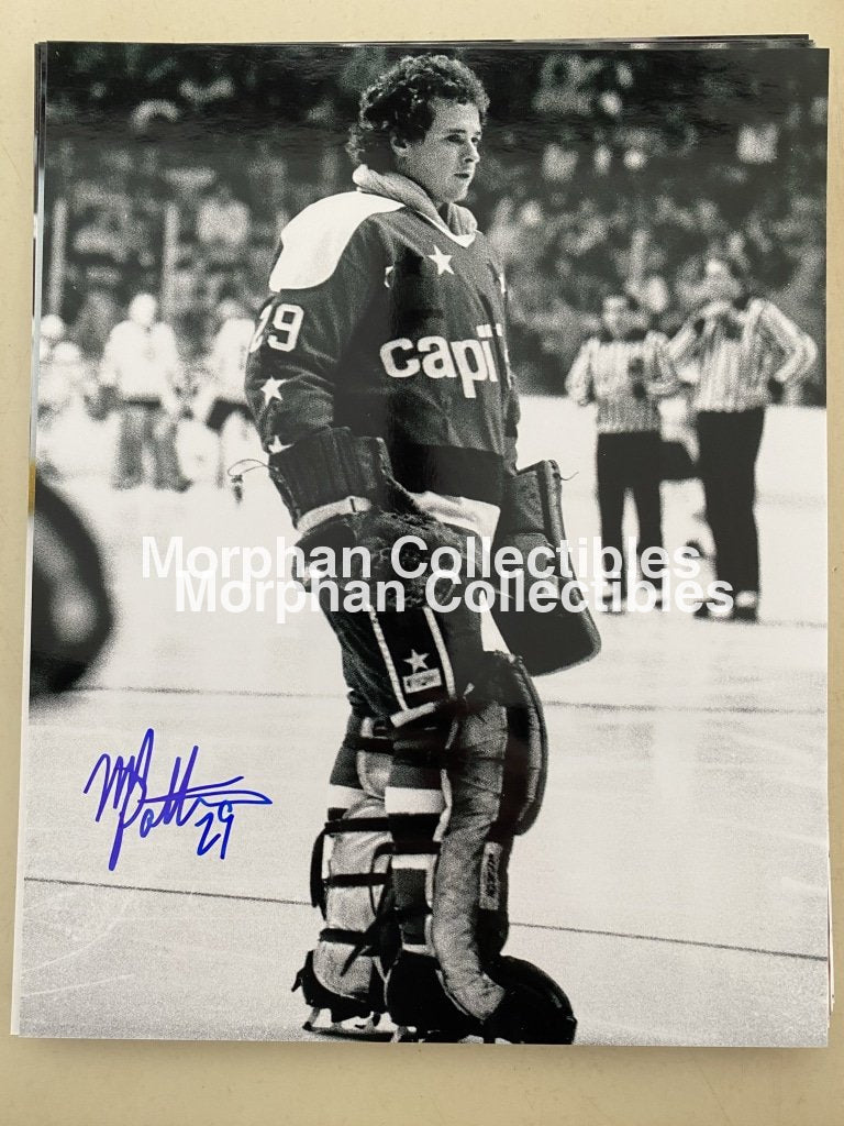 Mike Palmateer Signed Photos Washington Capitals #1 Card