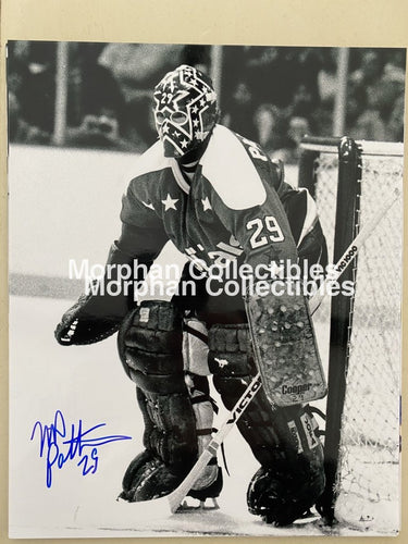 Mike Palmateer - Autographed 8X10 Photo Washington Capitals #3
