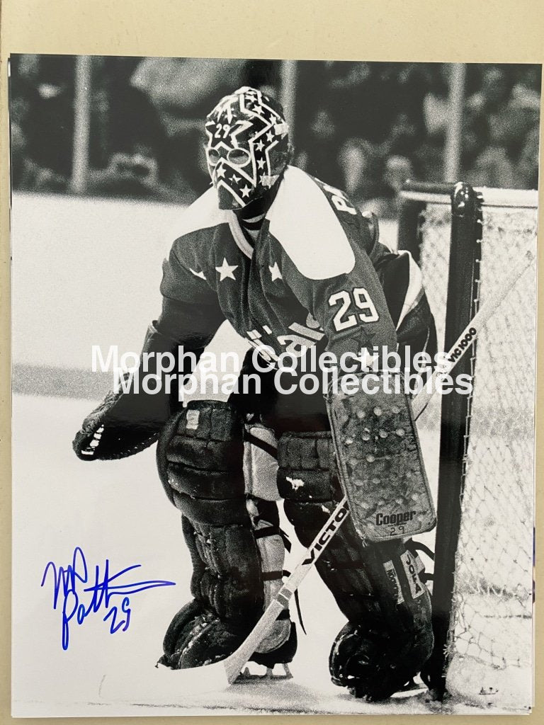 Mike Palmateer - Autographed 8X10 Photo Washington Capitals #3