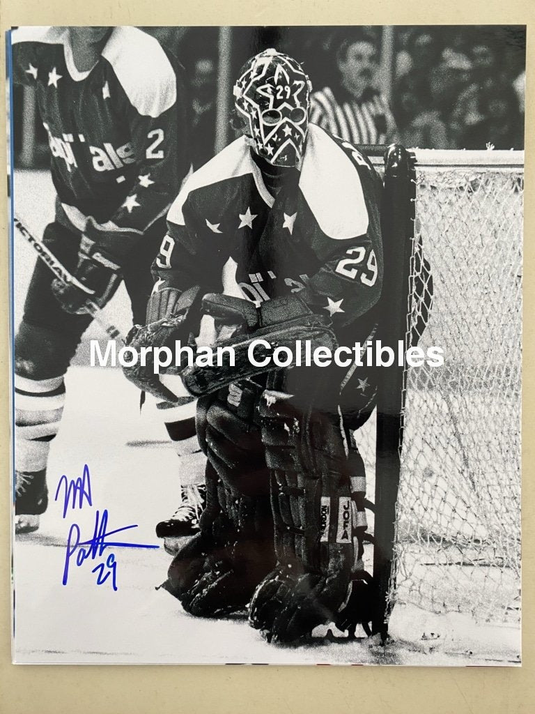 Mike Palmateer - Autographed 8X10 Photo Washington Capitals #4