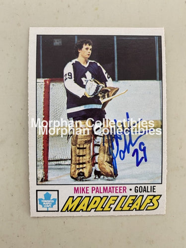 Mike Palmateer Autographed Cards Opc Rookie Card #2