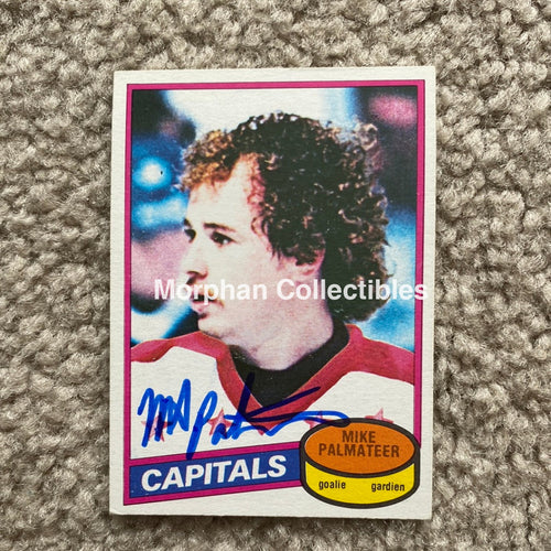 Mike Palmateer - Autographed Card 1980 - 81 Opc