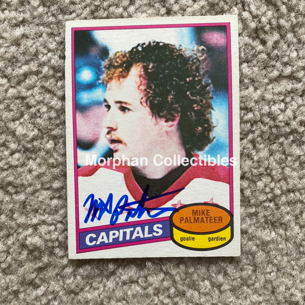 Mike Palmateer - Autographed Card 1980 - 81 Opc