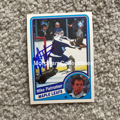 Mike Palmateer - Autographed Card 1984 - 85 Opc