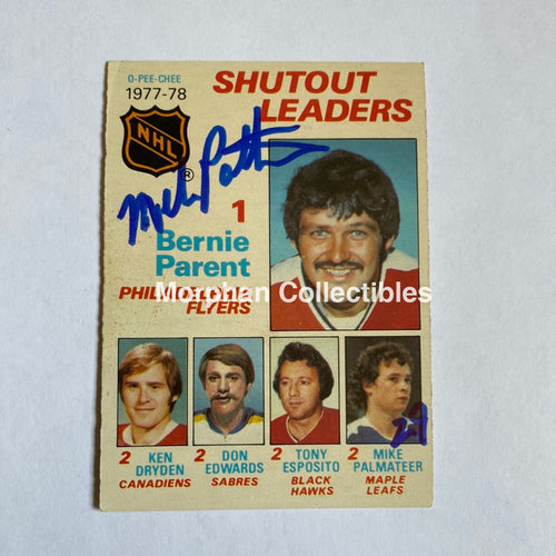 Mike Palmateer - Autographed Card Opc 1978-79