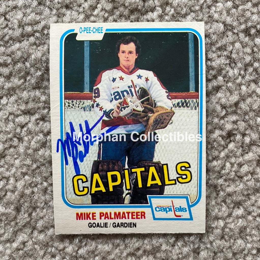 Mike Palmateer - Autographed Card Opc 1981 - 82