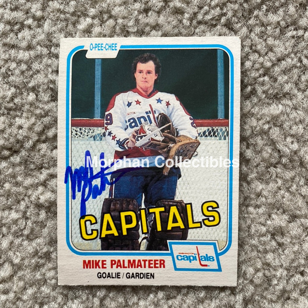 Mike Palmateer - Autographed Card Opc 1981 - 82