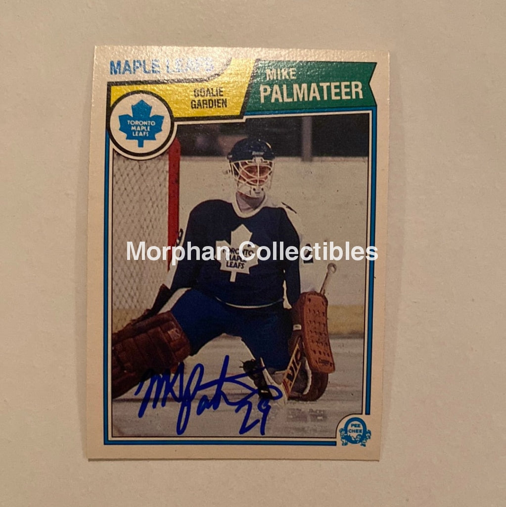 Mike Palmateer - Autographed Card Opc 1982-84