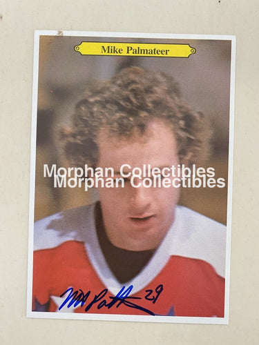 Mike Palmateer Autographed Cards Postcard #1 Card