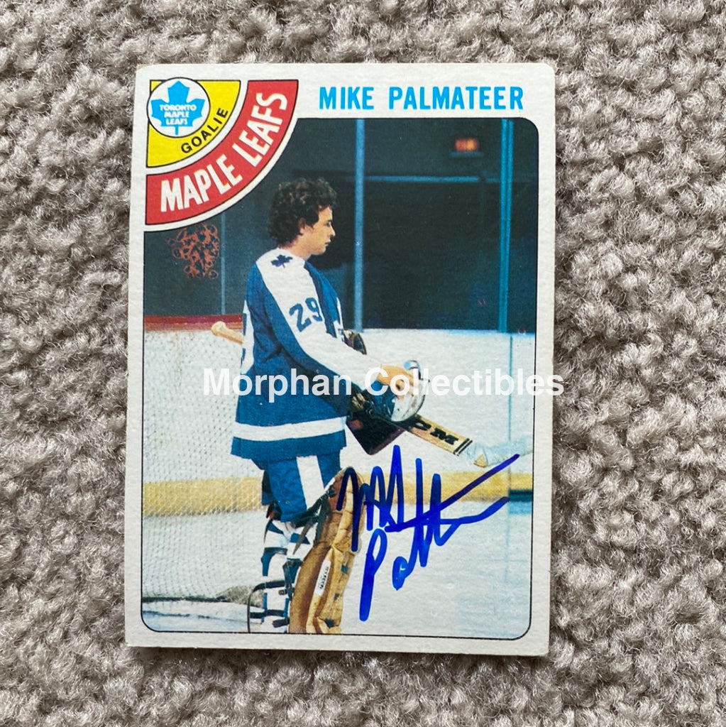 Mike Palmateer - Autographed Card Topps 1978 - 79