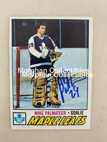 Mike Palmateer Autographed Cards Topps Rookie Card #4