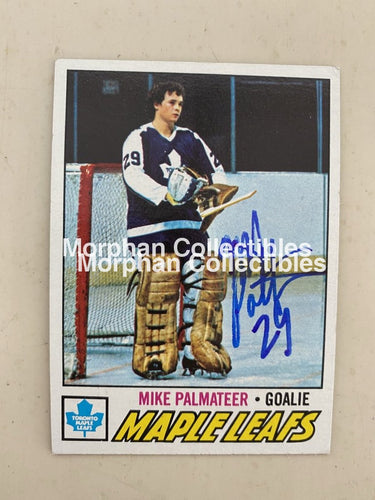 Mike Palmateer Autographed Cards Topps Rookie Card #6