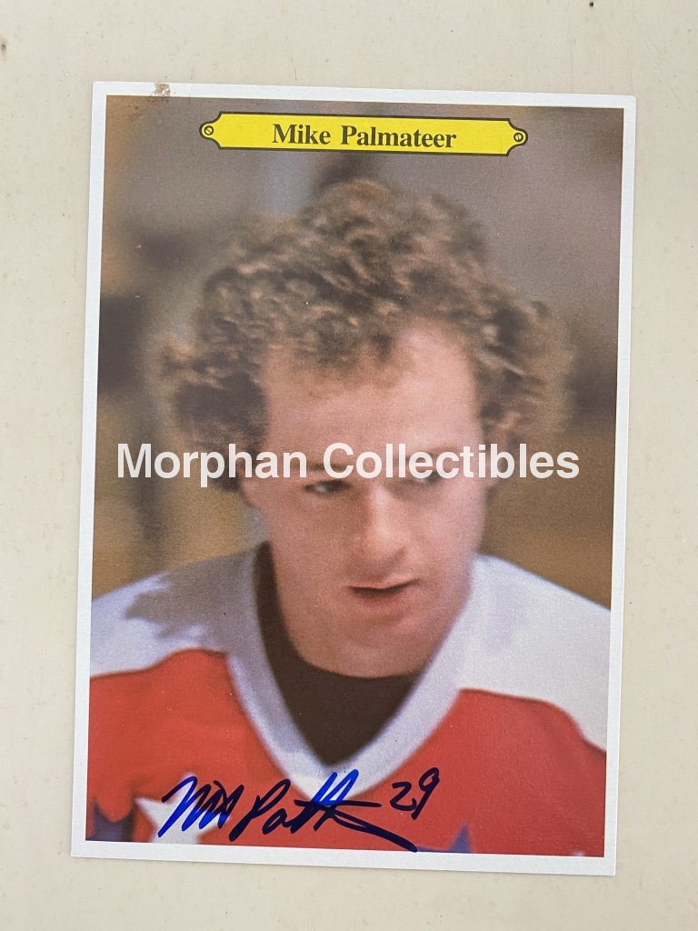 Mike Palmateer Autographed Cards Postcard #1 Card