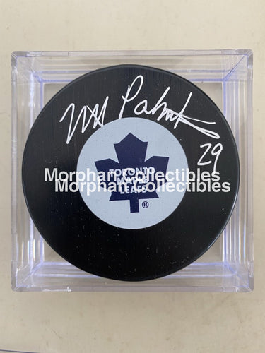 Mike Palmateer - Autographed Pucks Toronto Maple Leafs 6 Puck