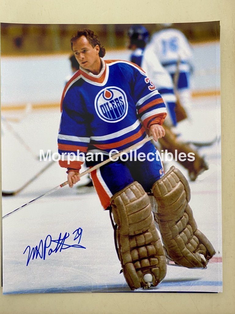 Mike Palmateer - Autographed 8X10 Photo Edmonton Oilers #2