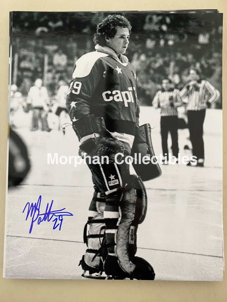 Mike Palmateer Signed Photos Washington Capitals #1 Card