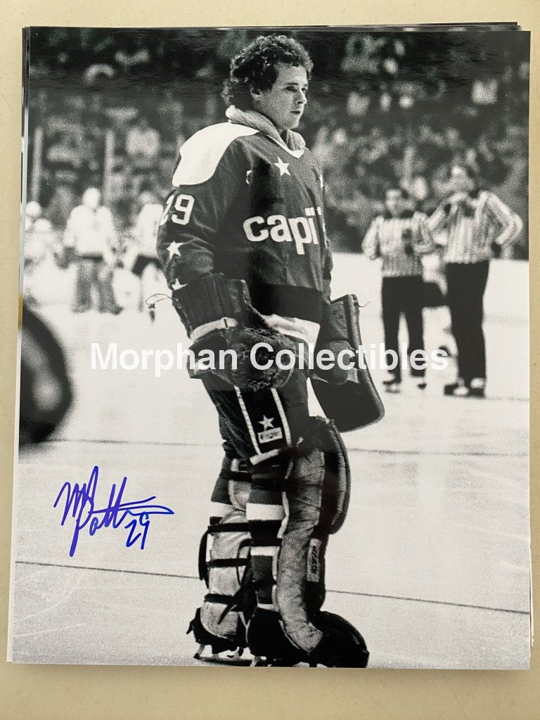 Mike Palmateer Signed Photos Washington Capitals #1 Card