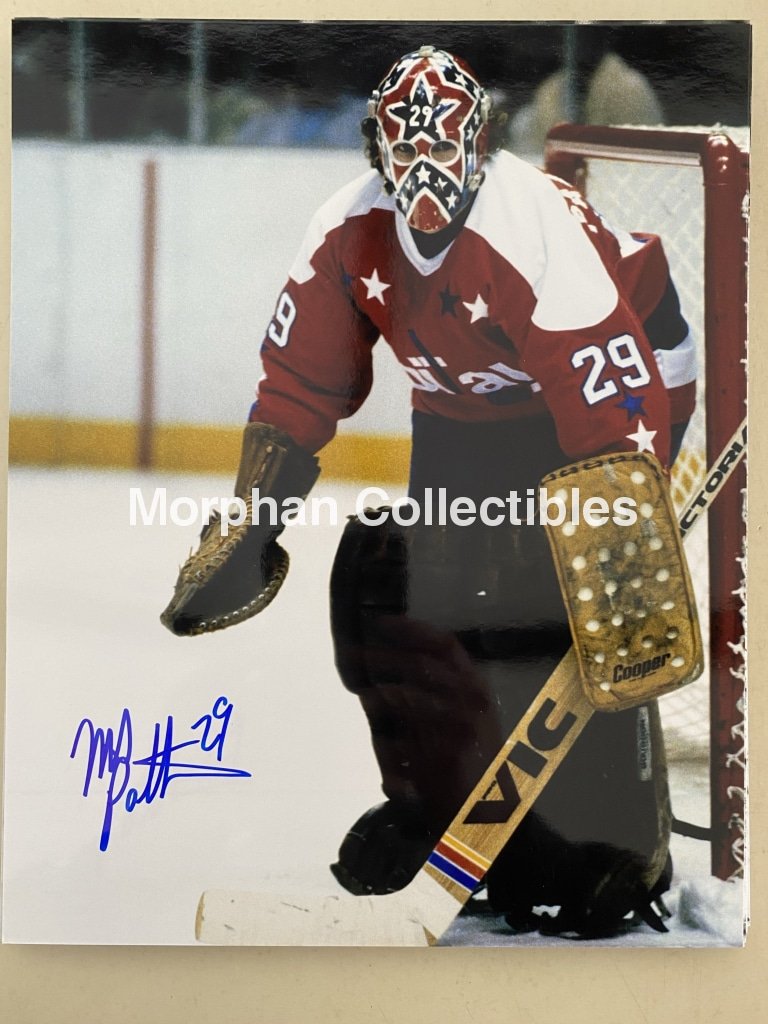 Mike Palmateer - Autographed 8X10 Photo Washington Capitals #2
