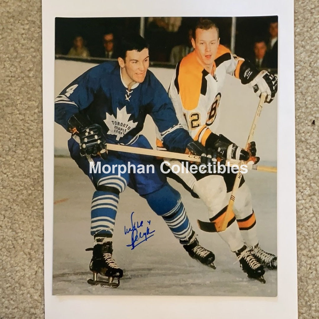 Mike Pelyk - Autographed 8X10 Photo Toronto Maple Leafs
